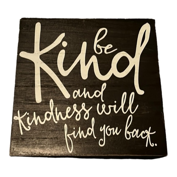 🧡 Hobby Lobby Sign and Cosmetics Bag Bundle NWT- Black White Inspirational Sign - Picture 3 of 8